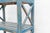 19th Century Coastal Cottage Painted Blue Open Bookcase For Sale - Image 5 of 10