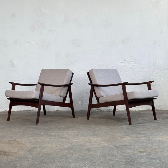 Mid-Century Modern Easy Chairs, 1960, Set of 2 For Sale - Image 9 of 16