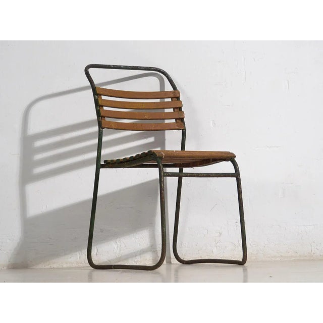 Wood Set of Vintage Garden Chairs, 1920 For Sale - Image 7 of 11