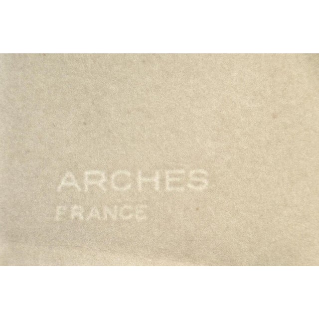 Yannick Ballif, Abstract Serigraph on Woven Paste, 1976 For Sale - Image 10 of 12