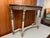 Louis XVI Style Carved Wooden Demilune Console Table For Sale - Image 11 of 17