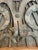 Metal Framed Iron Architectural Fragments With Verdigris Patina- A Pair For Sale - Image 7 of 11