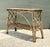 Vintage Adirondack Wood Console Table For Sale - Image 4 of 15