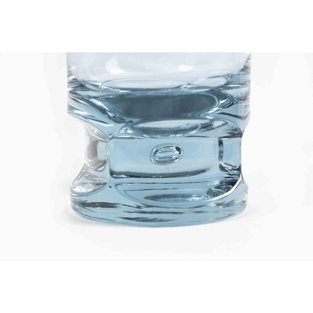 Vintage Ice Glass Vase, Italy, 1970s For Sale - Image 3 of 5