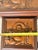1950s George Zee & Co. Carved Wood Nesting Tables Set With Glass Tops Buddha For Sale - Image 9 of 12