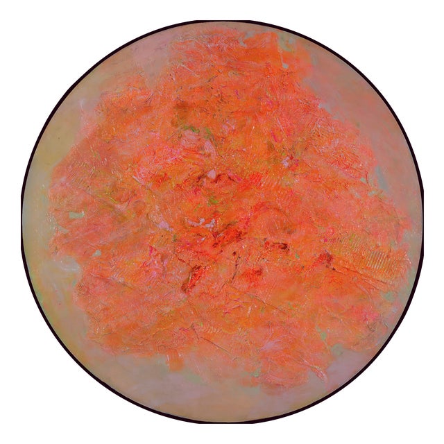 Giuseppe Caiafa, Esplosione Solare (Solar Explosion), Mixed Media Painting on Canvas, 2025 For Sale