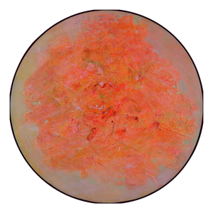 Giuseppe Caiafa, Esplosione Solare (Solar Explosion), Mixed Media Painting on Canvas, 2025
