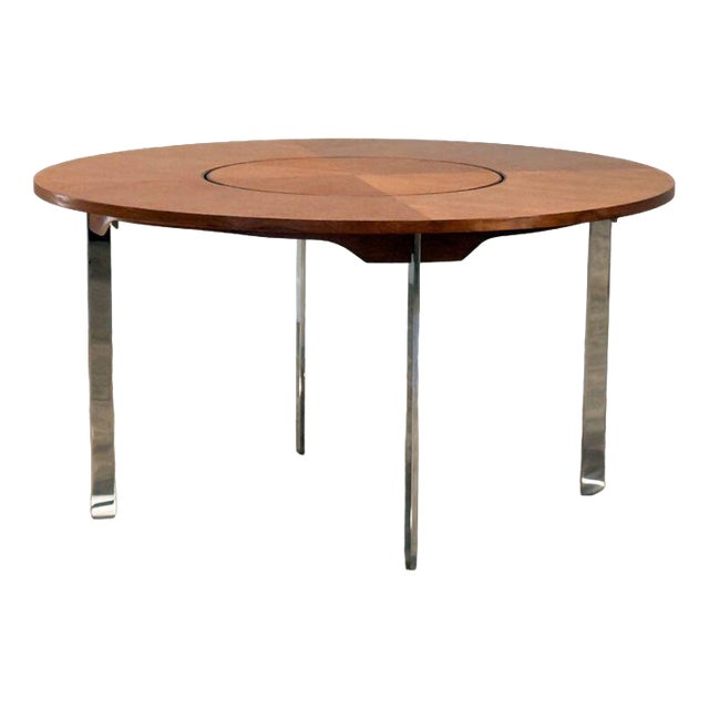 Dining Table with Lazy Susan from Merrow Associates, 1960 For Sale