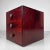 Maroon Vintage Haribako Tansu Hand Box, Japan, 1970s For Sale - Image 8 of 9