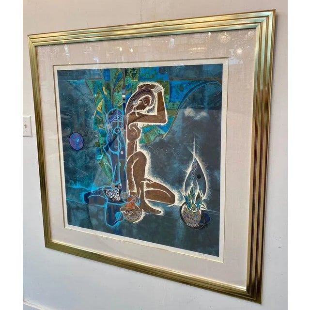 Lu Hong Limited Edition Serigraph Entitled "Spirit of Tropics" Hand Signed For Sale - Image 4 of 10