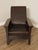 Brown L & JG Stickley Antique Mission Oak and Leather Morris Chair For Sale - Image 8 of 18