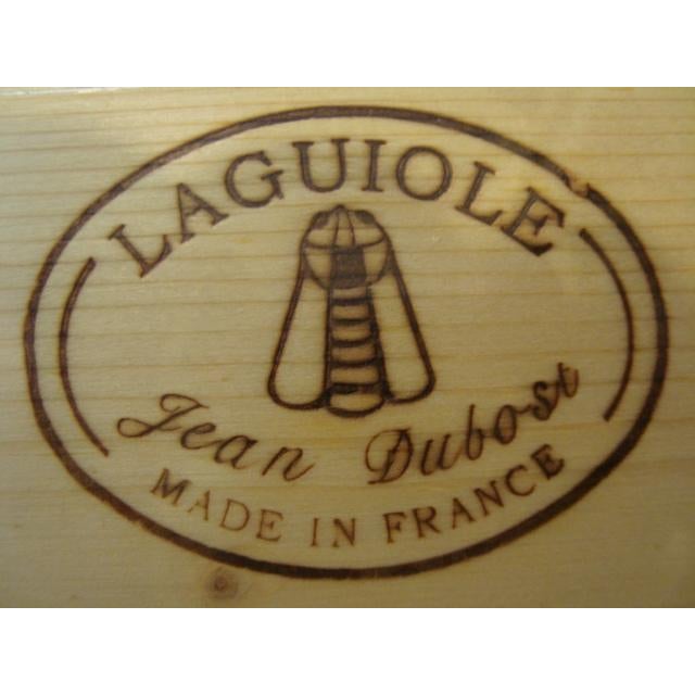 Set of 6 French Jean Dubost Laguiole Stainless Steel Steak Knives For Sale In San Antonio - Image 6 of 9
