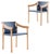 Set of 905 Armchairs by Vico Magistretti for Cassina For Sale