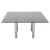 Andre Dining Table in Chrome & Smoked Glass attributed to Tobia Scarpa for Gavina, Italy, 1968 For Sale