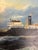 American Uss Deuel, Oil on Board, Circa 1940's. For Sale - Image 3 of 12
