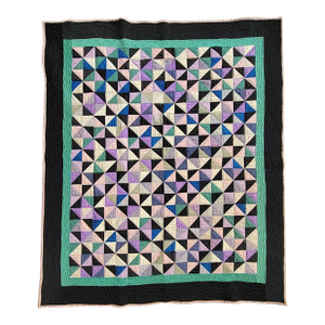 1930s Amish Ohio Broken Dishes Quilt