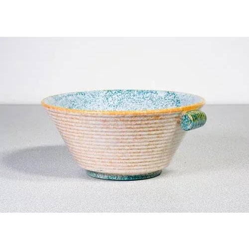 Ceramic Ceramic Bowl from Cima Perugia, Italy, 1980s For Sale - Image 7 of 10