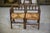 1950s Vintage Turned Wood Corner Chairs, 1950s, Set of 2 For Sale - Image 5 of 16