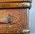 Wood British Colonial Faux Luggage Campaign-Style Kneehole Desk For Sale - Image 7 of 8