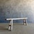Late 20th Century Elm Wood Skinny Bench #A32 For Sale - Image 4 of 10