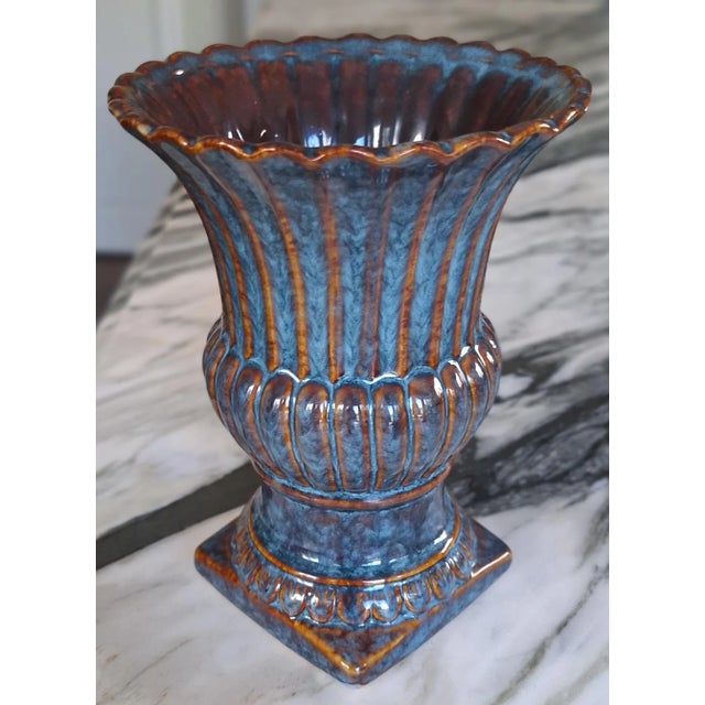 Vintage Ceramic Urn Shaped Cachepot For Sale In Seattle - Image 6 of 7