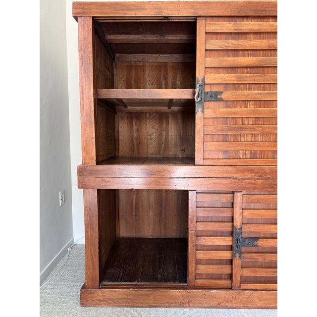 Early 20th Century Antique Japanese Tansu For Sale - Image 5 of 8
