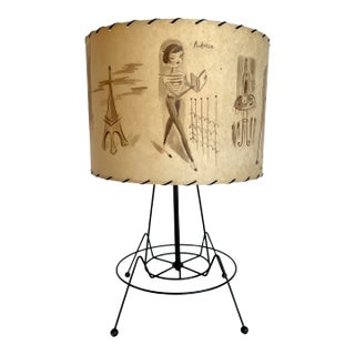 1998 Miss Anne Thrope "Gay Paree" for Archaic Smile Table Lamp For Sale