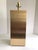 Brass 1970s Travertine Marble and Brass Column Table Lamp For Sale - Image 8 of 12