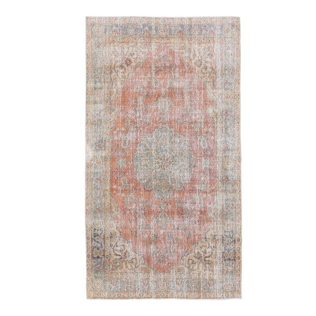 Textile 1970s Turkish Handmade Wool Kilim Rug For Sale - Image 7 of 7