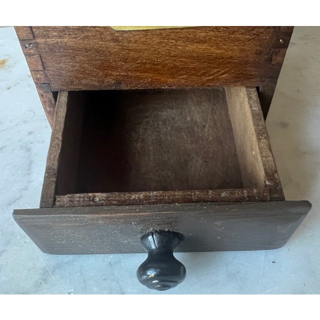 Wood Peugeot Coffee Grinder, French, C. 1920's For Sale - Image 7 of 12