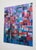 Colour in rectangular and square sections was applied over a week. With each session, oil pigments were changed and...