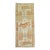 Vintage Zabihi Collection Persian Balouch Human Pictorial Figurative Gallery Runner - 4'10" x 10'8" For Sale