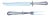 Vintage Paneled Sterling Silver Roast Carving Set Knife Fork - 2 pcs For Sale