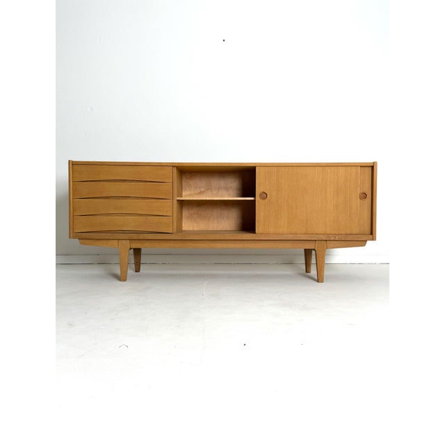 Oak Ulvö Sideboard by Erik Wørts for Ikea, 1960s For Sale - Image 3 of 13
