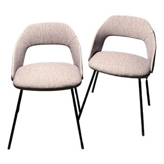 Barrel Chairs in the style of Pierre Guariche, 1950s, Set of 2 For Sale