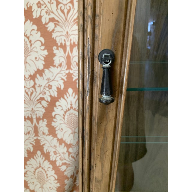 1960s Mid Century Obelisk Curio Cabinet For Sale - Image 9 of 12