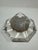 1971 Eisenhower Dollar Coin Encased in Faceted Lucite Acrylic Paperweight For Sale In Atlanta - Image 6 of 7