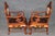 Mid 20th Century Pair Vintage Chinese Carved Mahogany and Marble Back Arm Chairs For Sale - Image 5 of 16