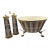Vintage 1970’s Lenox “Lido" Pattern Salad Bowl and Stand With Salt and Pepper Mill - A Set of 4 For Sale