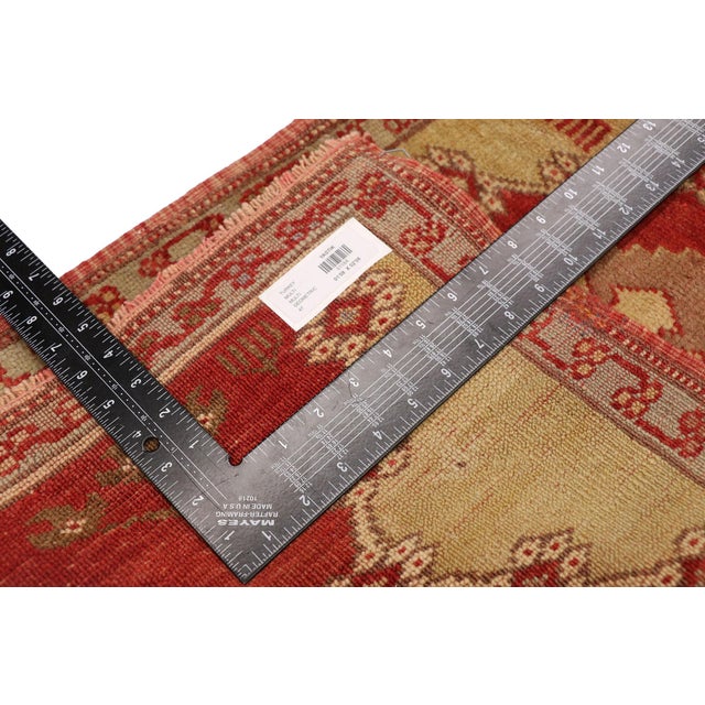 Mid 20th Century Vintage Turkish Yastik Rug - 01'08 X 02'06 For Sale - Image 5 of 8