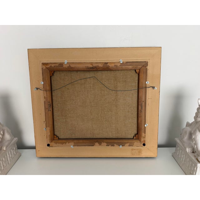 Green Early 20th Century Original William H. Eppens Wh Floral Landscape Framed Oil Painting For Sale - Image 8 of 11