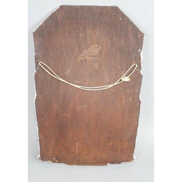 1960s Art Deco Mirror and Console Hall Table in Silver and Black For Sale - Image 12 of 12