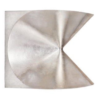 Cono Sconce in Silvered Bronze by Farrah Sit For Sale