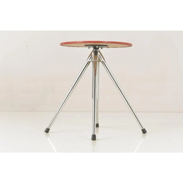 Stool, height adjustable designer: unknown year: around 1960 manufacturer: hailo country: germany measurements: h 43,5 cm...