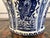 Vintage Large Delft Ginger Jar Vase Blue & White Floral Royal Sphinx Lidded Urn For Sale - Image 11 of 18