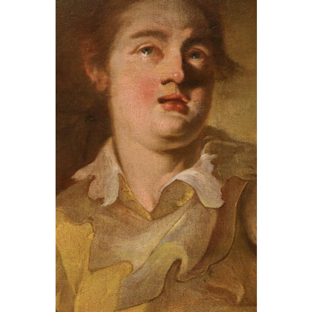 Claude Vignon, Portrait of the Singer, 1625, Oil on Canvas For Sale - Image 10 of 15