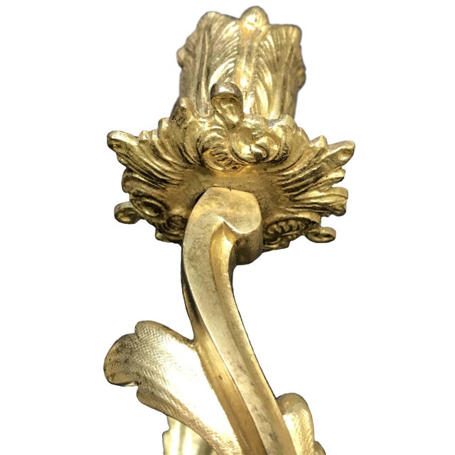 Vintage Wall Lights in Gilded Bronze, 1920s, Set of 2 For Sale - Image 9 of 11