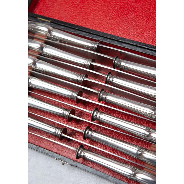 French Empire Model Table Knives from Ercuis, 1900-1915, Set of 12 For Sale - Image 6 of 8