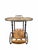 Brown Vintage Italian Burl Marquetry Tea Bar Cart For Sale - Image 8 of 12