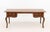 Baker Furniture French Provincial Style Walnut Desk, with two drawers on cabriole legs, "Baker Furniture" label to...